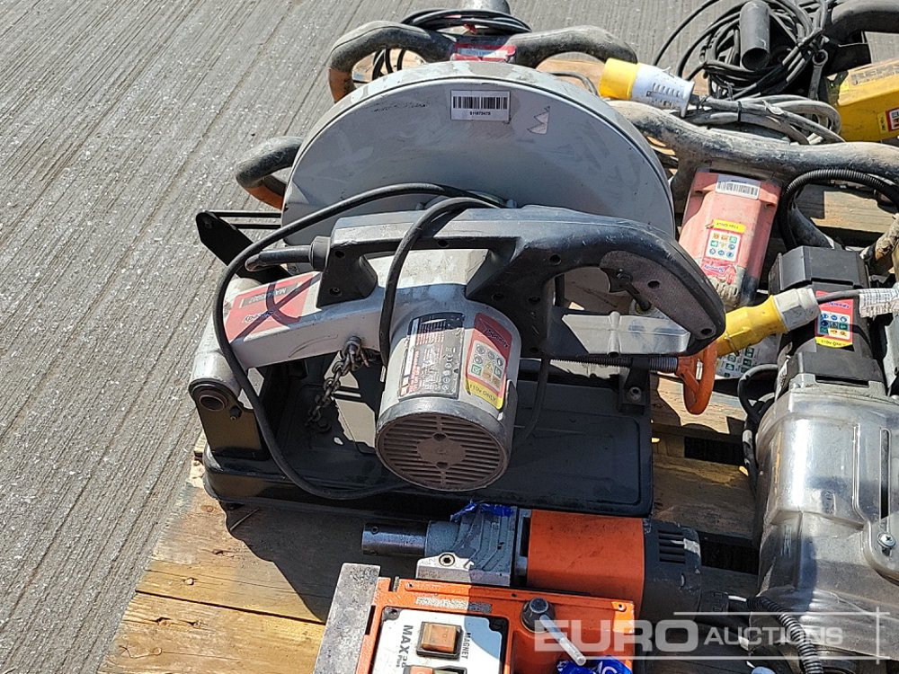 Attrezzatura da costruzione Unibor 110 Vot Mag Drill, Alfra Rotabest 110 Volt Mag Drill, 110 Volt Paddle Mixer (3 of), 100Volt Evolution Cut off Saw, 110 Volt REMS Sander: foto 18