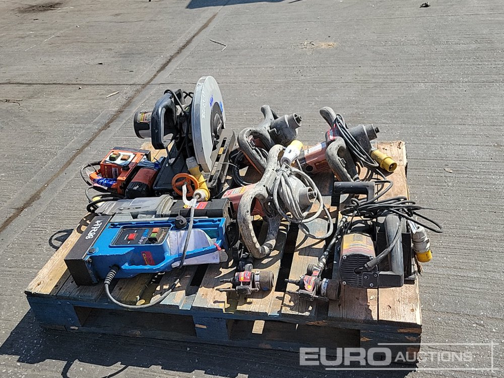 Attrezzatura da costruzione Unibor 110 Vot Mag Drill, Alfra Rotabest 110 Volt Mag Drill, 110 Volt Paddle Mixer (3 of), 100Volt Evolution Cut off Saw, 110 Volt REMS Sander: foto 6