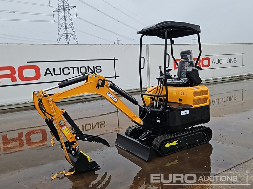 Unused 2025 Captok CK20 - Miniescavatore: foto 1 Unused 2025 Captok CK20 - Miniescavatore: foto 1