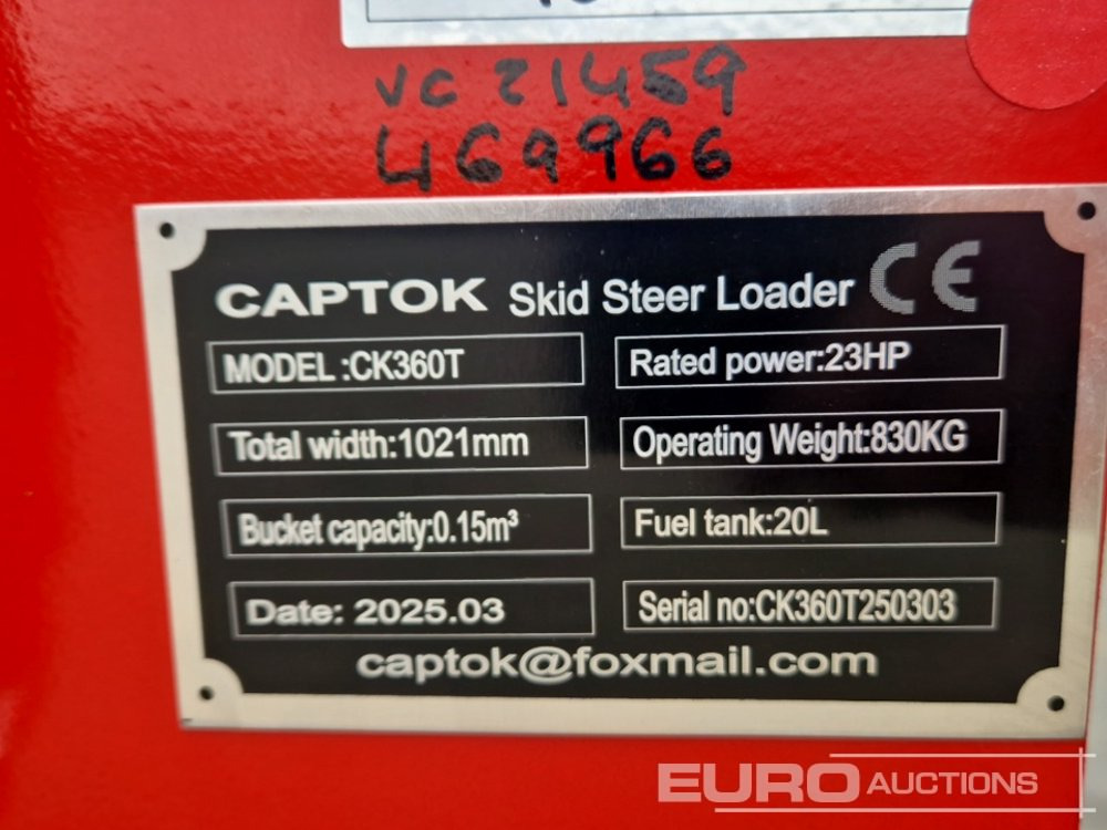 Minipala Unused 2025 Captok CK360T: foto 42