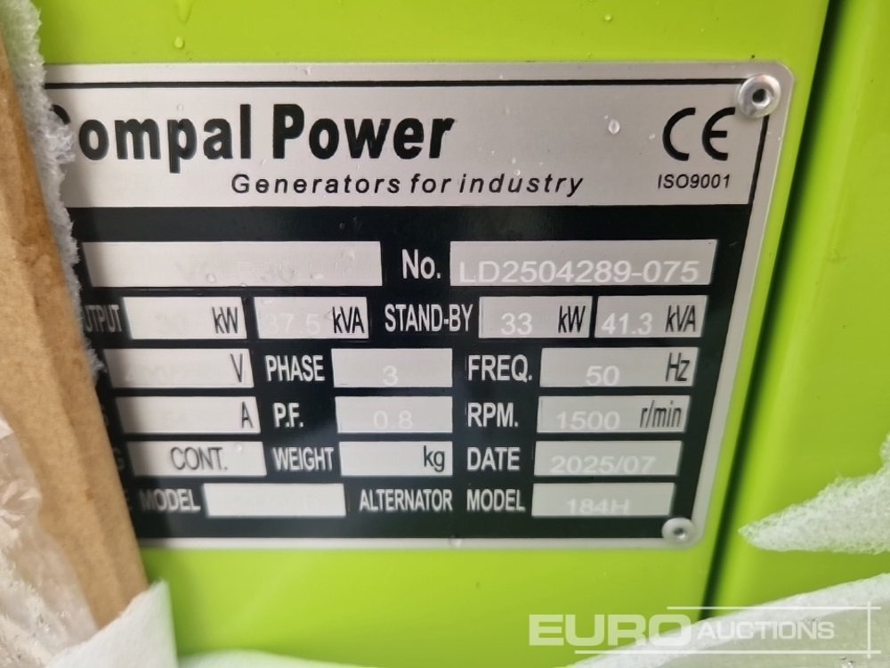 Gruppo elettrogeno Unused 2025 Compal Power VG-R30: foto 16