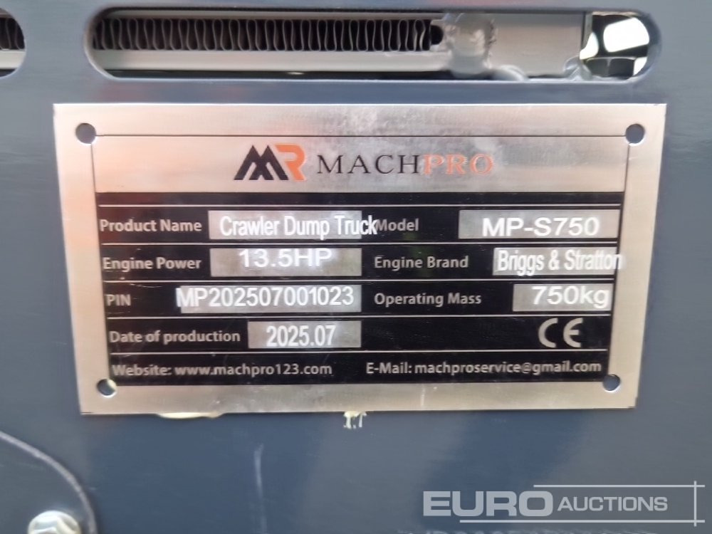 Dumper cingolato Unused 2025 Machpro MP-S750: foto 40