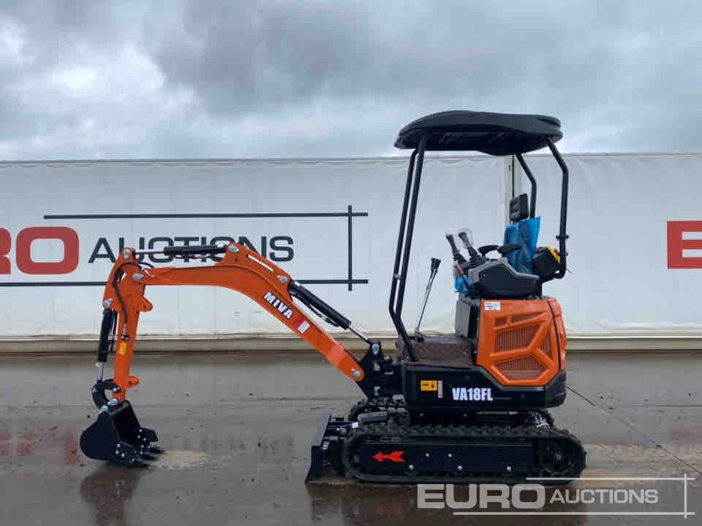 Unused 2025 Miva VA18FL - Miniescavatore: foto 2 Unused 2025 Miva VA18FL - Miniescavatore: foto 2