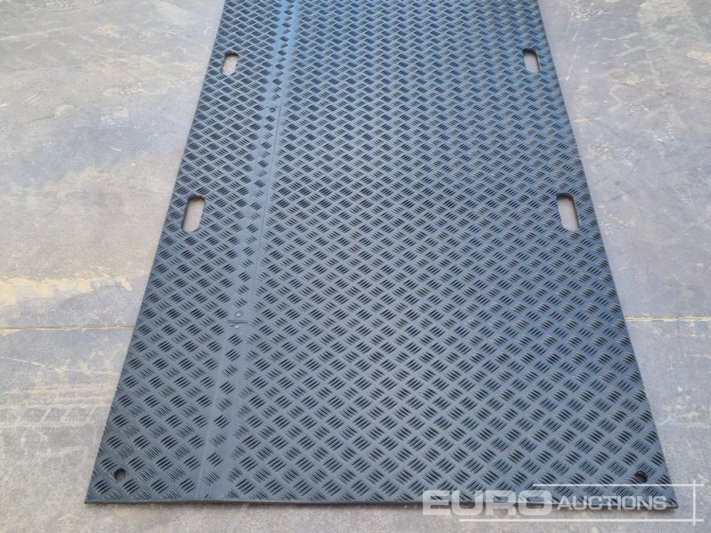 Attrezzatura da costruzione Unused 8' x 4' Plastic Ground Protection Mats (52 of), Connectors (104 of): foto 13