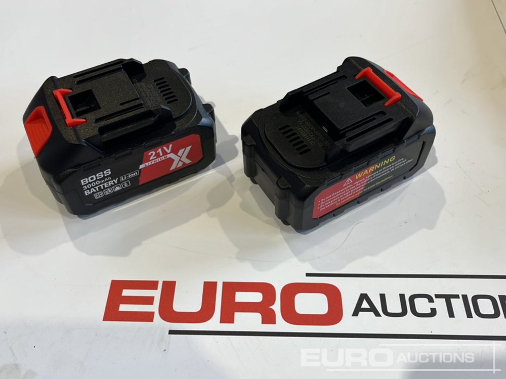 Attrezzatura da costruzione Unused Boss 21 Volt Lithium Battery Cordless Grease Gun, 2 Batteries, Charger, Case, Shoulder Strap, Extension Pieces and Fittings: foto 9 Attrezzatura da costruzione Unused Boss 21 Volt Lithium Battery Cordless Grease Gun, 2 Batteries, Charger, Case, Shoulder Strap, Extension Pieces and Fittings: foto 9