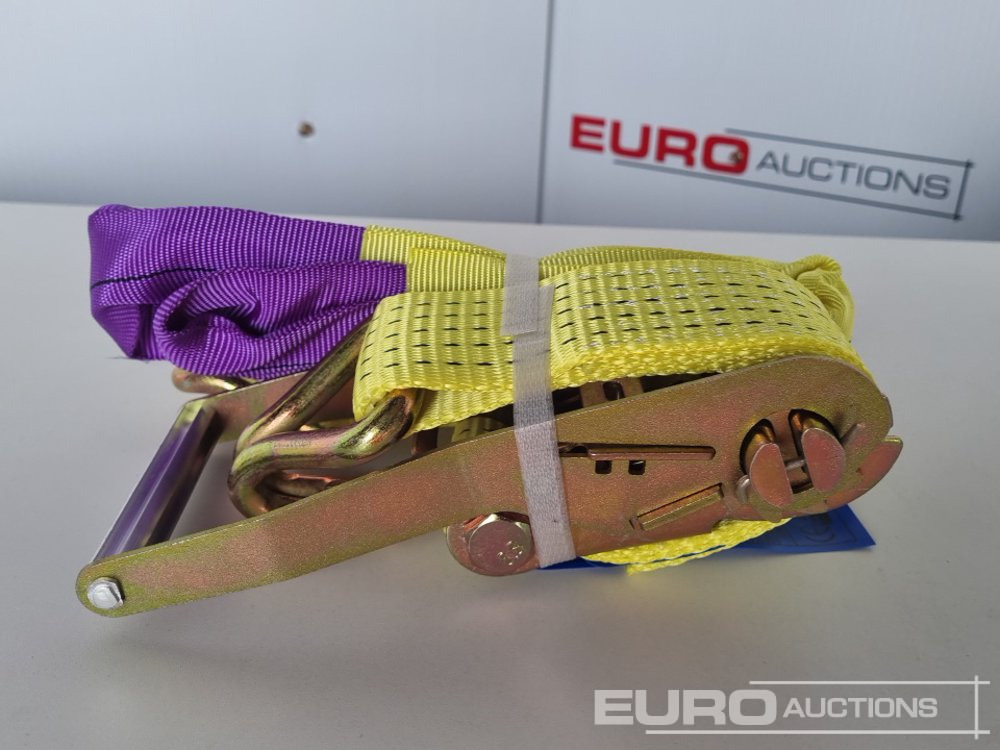 Unused Boss 4M x 50mm 5 Ton Ratchet Straps with Sling (4 of) - Attrezzature per officina: foto 3 Unused Boss 4M x 50mm 5 Ton Ratchet Straps with Sling (4 of) - Attrezzature per officina: foto 3