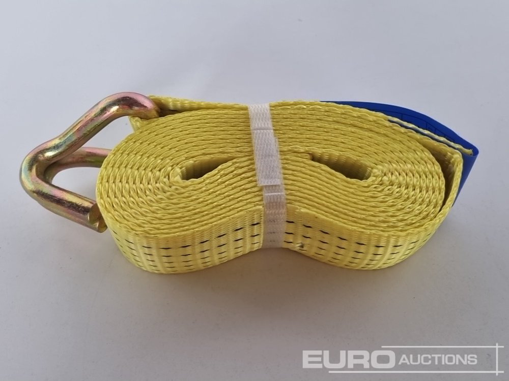 Attrezzatura da costruzione Unused Boss 4M x 50mm 5 Ton Ratchet Straps with Sling (4 of): foto 21
