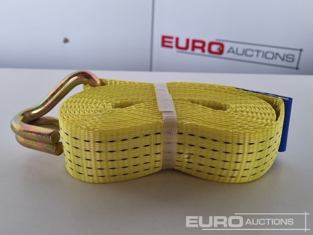 Attrezzatura da costruzione Unused Boss 4M x 50mm 5 Ton Ratchet Straps with Sling (4 of): foto 22