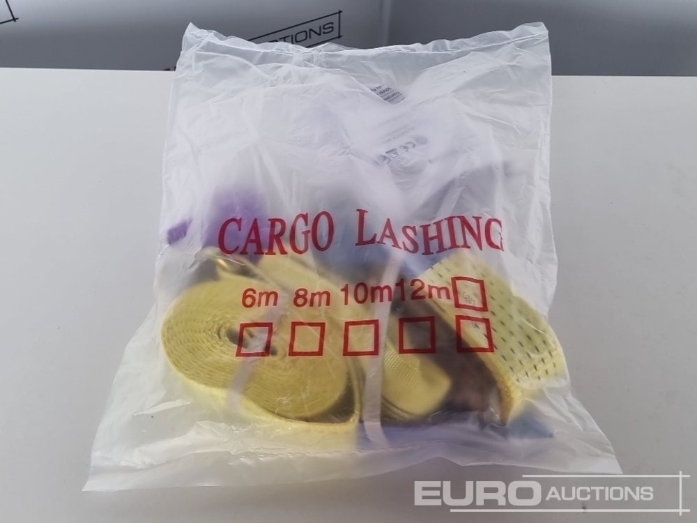Attrezzatura da costruzione Unused Boss 4M x 50mm 5 Ton Ratchet Straps with Sling (4 of): foto 32