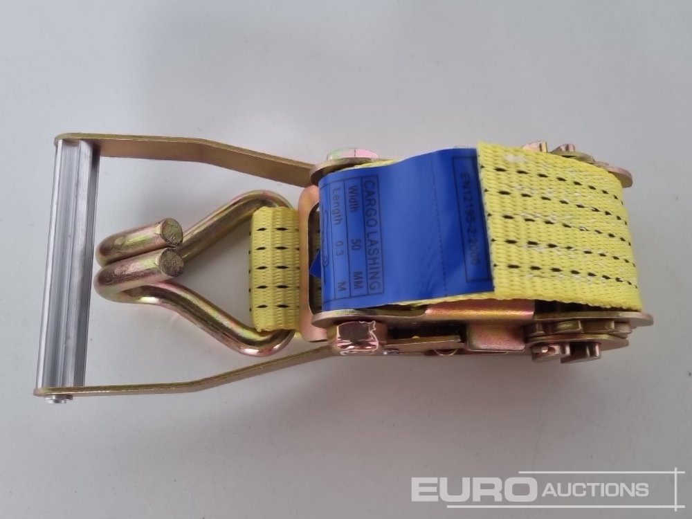 Attrezzatura da costruzione Unused Boss 4M x 50mm 5 Ton Ratchet Straps with Sling (4 of): foto 12