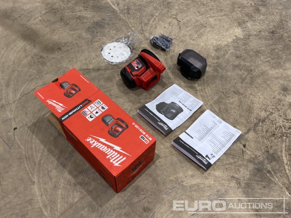 Unused Milwaukee M18 BOS125-0 18V 125mm Random Orbit Sander (Body Only) - Attrezzatura da costruzione: foto 2 Unused Milwaukee M18 BOS125-0 18V 125mm Random Orbit Sander (Body Only) - Attrezzatura da costruzione: foto 2