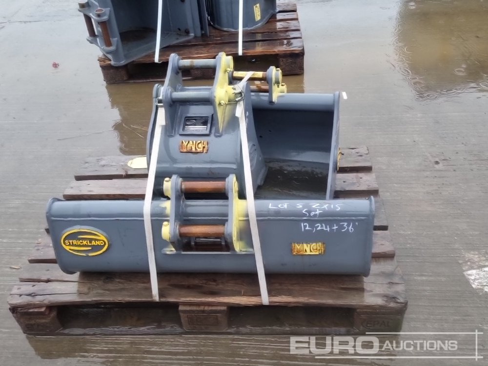 Unused Strickland 36" Ditching, 24", 12" Digging Bucket 30mm Pin to suit Mini Excavator - Benna: foto 4 Unused Strickland 36" Ditching, 24", 12" Digging Bucket 30mm Pin to suit Mini Excavator - Benna: foto 4