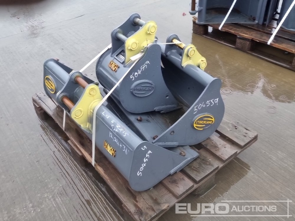 Unused Strickland 36" Ditching, 24", 12" Digging Bucket 30mm Pin to suit Mini Excavator - Benna: foto 5 Unused Strickland 36" Ditching, 24", 12" Digging Bucket 30mm Pin to suit Mini Excavator - Benna: foto 5
