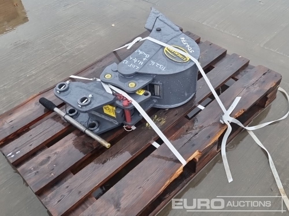 Unused Strickland Manual QH, 9" Digging Bucket 30mm Pin to suit Mini Excavator - Benna: foto 3 Unused Strickland Manual QH, 9" Digging Bucket 30mm Pin to suit Mini Excavator - Benna: foto 3