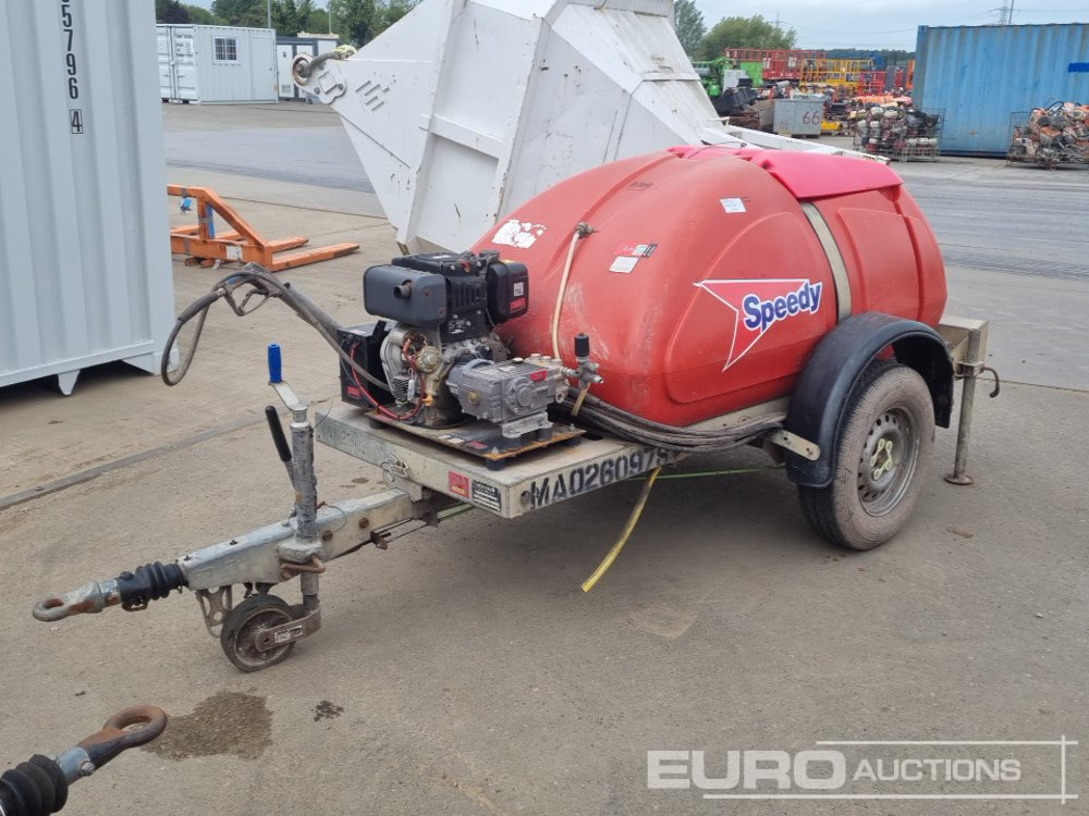Western Single Axle Plastic Water Bowser, Yanmar Diesel Pressure Washer - Idropulitrice: foto 1 Western Single Axle Plastic Water Bowser, Yanmar Diesel Pressure Washer - Idropulitrice: foto 1