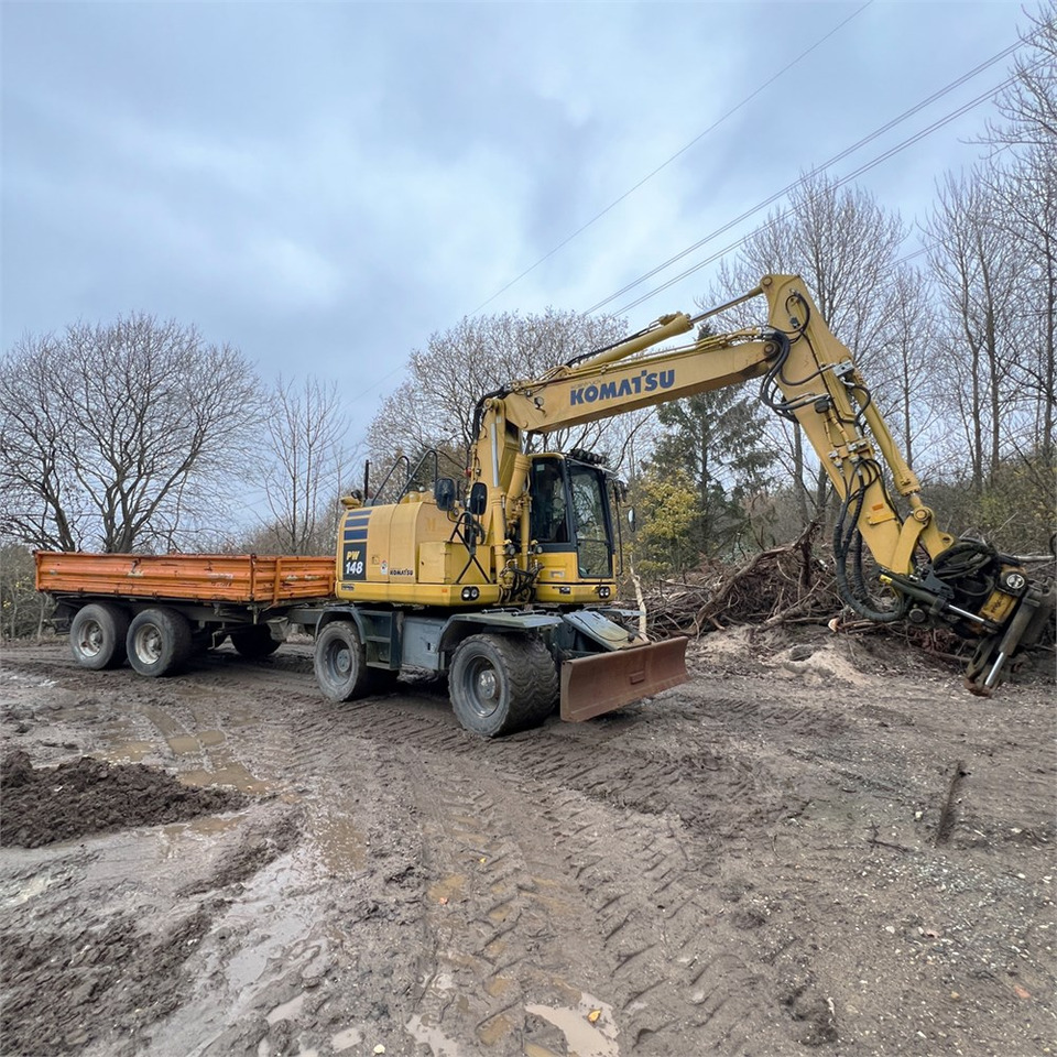 Escavatore gommato Komatsu PW148-10: foto 12