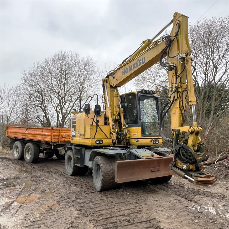 Escavatore gommato Komatsu PW148-10: foto 8