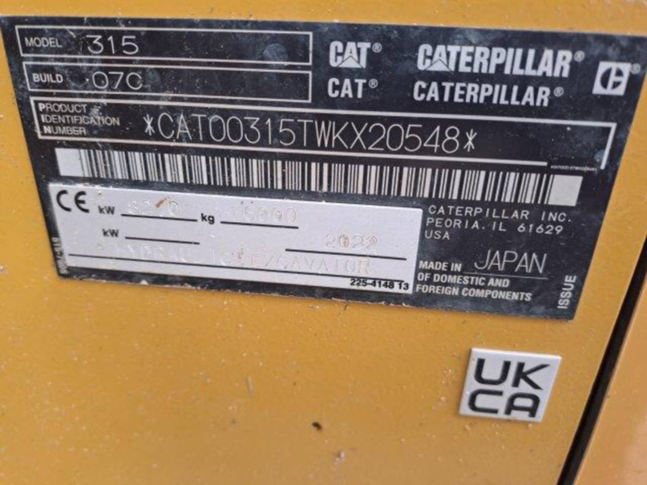 CAT 315 - Escavatore cingolato: foto 5 CAT 315 - Escavatore cingolato: foto 5