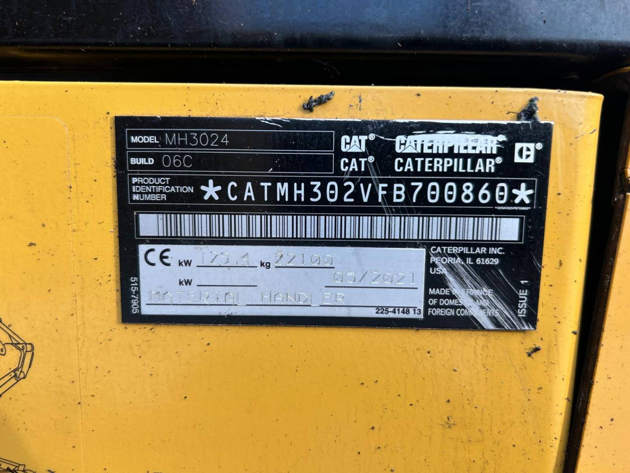 CAT MH3024-1 - Escavatore gommato: foto 5 CAT MH3024-1 - Escavatore gommato: foto 5