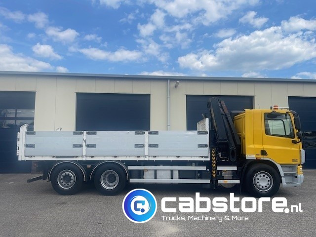 Autocarro ribaltabile, Camion con gru DAF CF 75.310 FAN 6x2 Euro 5 - MANUAL - Bouwjaar 2008 - Kipper - Palfinger PK 15002 Performance - Km 550.899 - Good condition!: foto 8