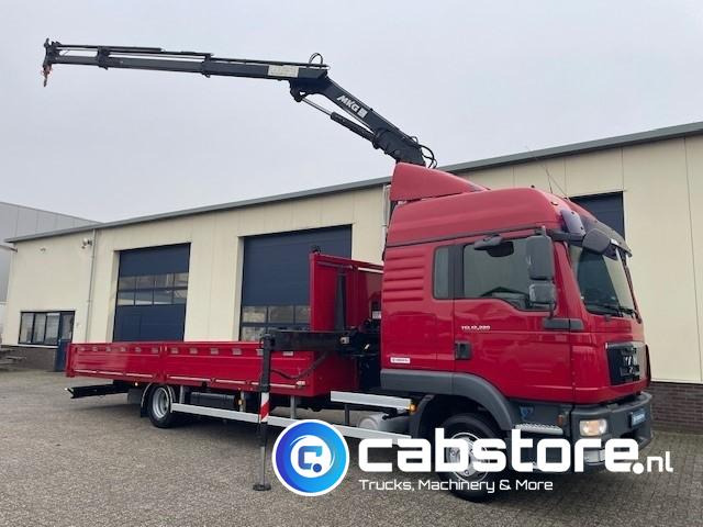 MAN TGL 12.220 4x2 BL Kraanwagen + open laadbak - Euro 5 - Handgeschakeld 6 speed - 6 Cilinder motor - MKG Laadkraan met afstandsbediening - Laadbak 690 cm lang! - Zeer nette MAN - Camion con gru: foto 1 MAN TGL 12.220 4x2 BL Kraanwagen + open laadbak - Euro 5 - Handgeschakeld 6 speed - 6 Cilinder motor - MKG Laadkraan met afstandsbediening - Laadbak 690 cm lang! - Zeer nette MAN - Camion con gru: foto 1