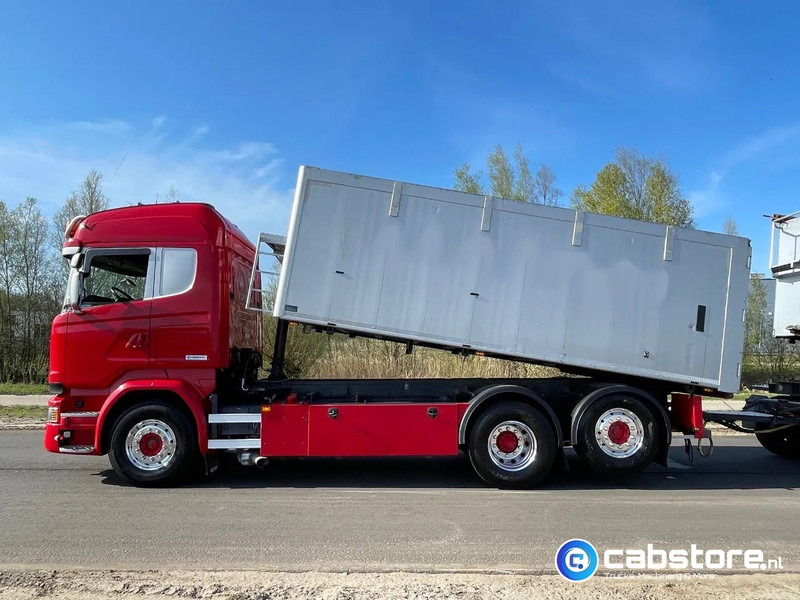 Scania R450 LB6X2*4HNB Euro 6 - Year 2016 - RETARDER - ALUMINIUM kipper + FLOOR kipper aanhangwagen - Good Condition !! - Autocarro ribaltabile: foto 5 Scania R450 LB6X2*4HNB Euro 6 - Year 2016 - RETARDER - ALUMINIUM kipper + FLOOR kipper aanhangwagen - Good Condition !! - Autocarro ribaltabile: foto 5