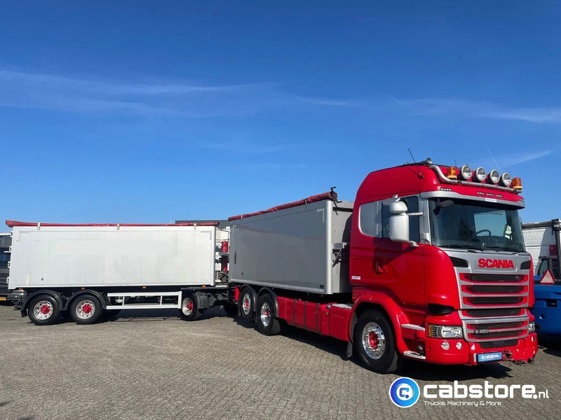 Scania R450 LB6X2*4HNB Euro 6 - Year 2016 - RETARDER - ALUMINIUM kipper + FLOOR kipper aanhangwagen - Good Condition !! - Autocarro ribaltabile: foto 4 Scania R450 LB6X2*4HNB Euro 6 - Year 2016 - RETARDER - ALUMINIUM kipper + FLOOR kipper aanhangwagen - Good Condition !! - Autocarro ribaltabile: foto 4
