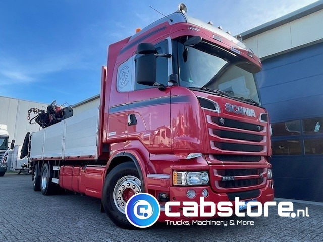 Scania R520 LB6X2*4HNB Euro 6 - Bouwjaar 2013 - Highline - Opticruise - Open box + Palfinger PK 24001-K B Autolaadkraan - Good condition ! - Autocarro con pianale/ Cassone fisso, Camion con gru: foto 4 Scania R520 LB6X2*4HNB Euro 6 - Bouwjaar 2013 - Highline - Opticruise - Open box + Palfinger PK 24001-K B Autolaadkraan - Good condition ! - Autocarro con pianale/ Cassone fisso, Camion con gru: foto 4