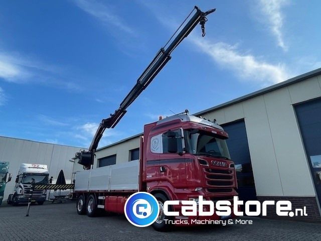 Scania R520 LB6X2*4HNB Euro 6 - Bouwjaar 2013 - Highline - Opticruise - Open box + Palfinger PK 24001-K B Autolaadkraan - Good condition ! - Autocarro con pianale/ Cassone fisso, Camion con gru: foto 2 Scania R520 LB6X2*4HNB Euro 6 - Bouwjaar 2013 - Highline - Opticruise - Open box + Palfinger PK 24001-K B Autolaadkraan - Good condition ! - Autocarro con pianale/ Cassone fisso, Camion con gru: foto 2
