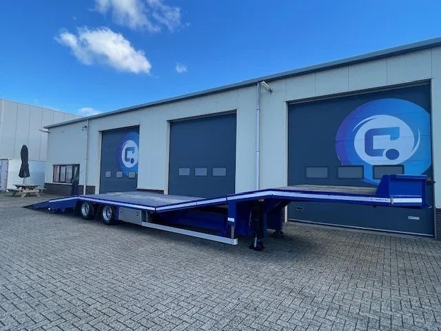 TURBO'S HOET SC22AA 2-assige oprij trailer Machine transporter - Uitschuif ramp !! - Year 2017 - Good condition - - Semirimorchio trasporto automezzi: foto 5 TURBO'S HOET SC22AA 2-assige oprij trailer Machine transporter - Uitschuif ramp !! - Year 2017 - Good condition - - Semirimorchio trasporto automezzi: foto 5