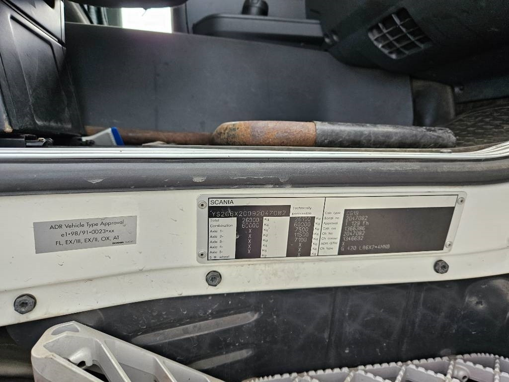 Autocarro portacontainer/ Caisse interchangeable Scania G420 6x2*4: foto 12