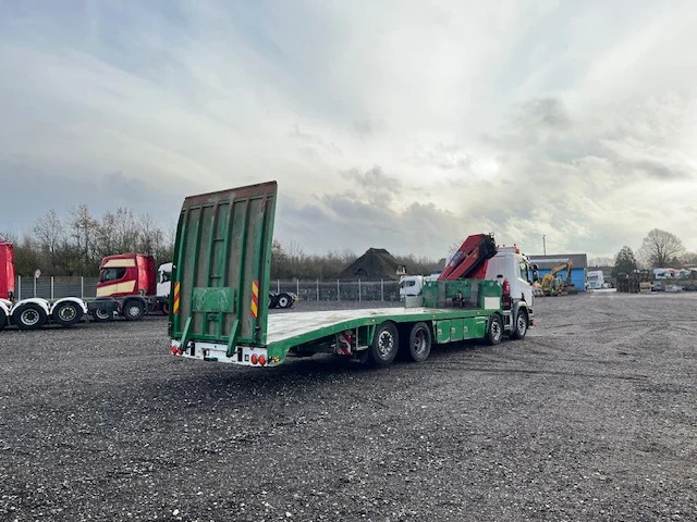 Scania P450 8X2*6 Knæklad + Kran HMF1820 – Machinetransporter - Camion bisarca, Camion con gru: foto 4 Scania P450 8X2*6 Knæklad + Kran HMF1820 – Machinetransporter - Camion bisarca, Camion con gru: foto 4