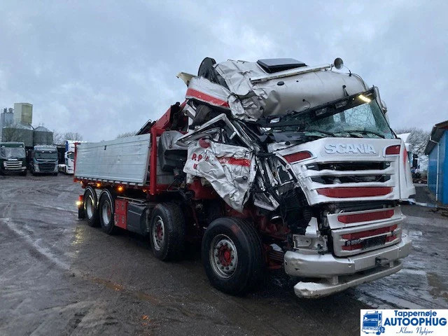 Scania R580 8X4 HIAB 244 EP-5 HIPRO ONLY PARTS - Autocarro con pianale/ Cassone fisso, Camion con gru: foto 1 Scania R580 8X4 HIAB 244 EP-5 HIPRO ONLY PARTS - Autocarro con pianale/ Cassone fisso, Camion con gru: foto 1