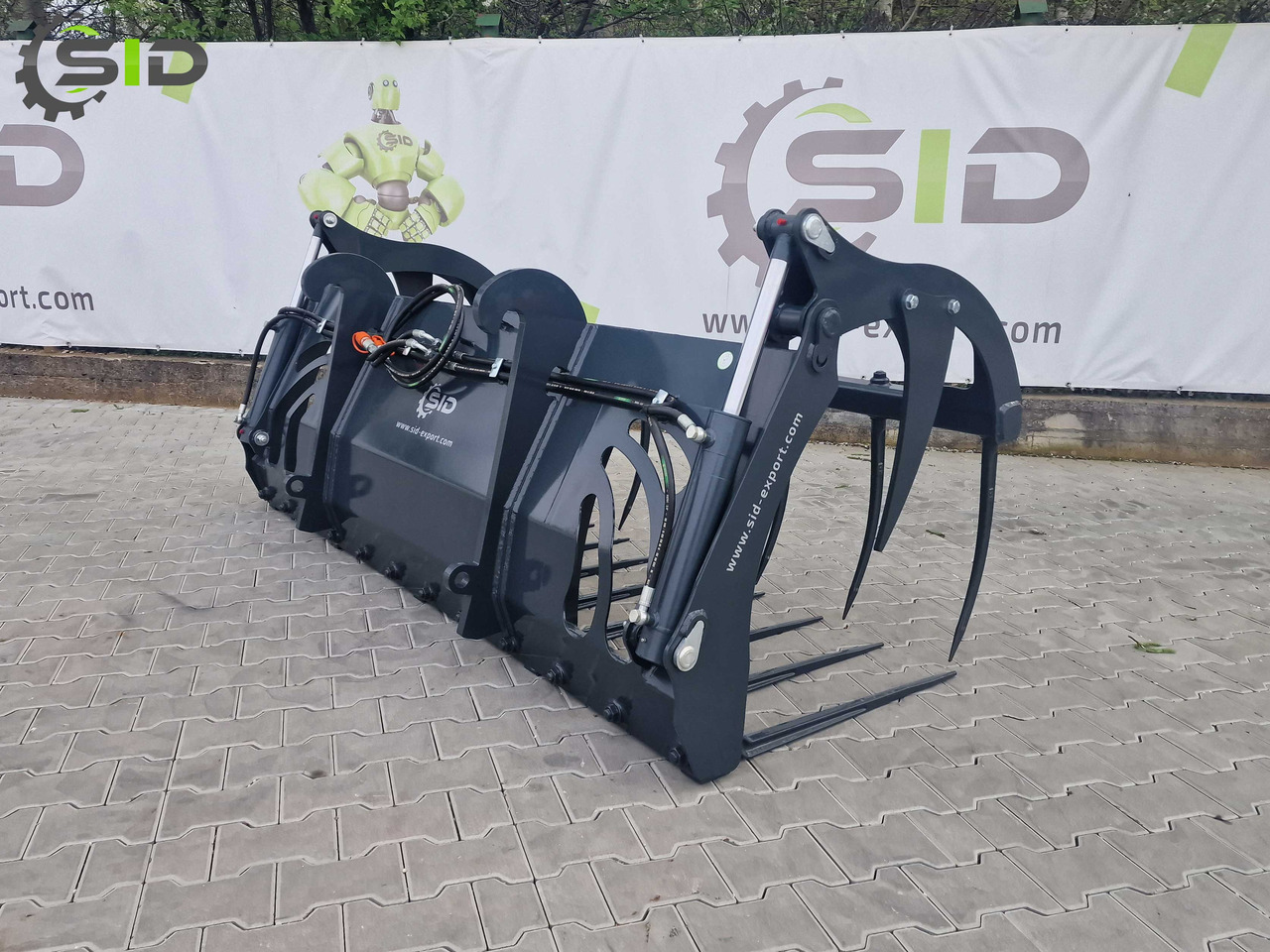 SID Krokodilgebiss Krokodilzange XL / BMS XL / Crocodile manure fork with grapple XL 1,8 m - Forche per Macchina agricola: foto 3 SID Krokodilgebiss Krokodilzange XL / BMS XL / Crocodile manure fork with grapple XL 1,8 m - Forche per Macchina agricola: foto 3