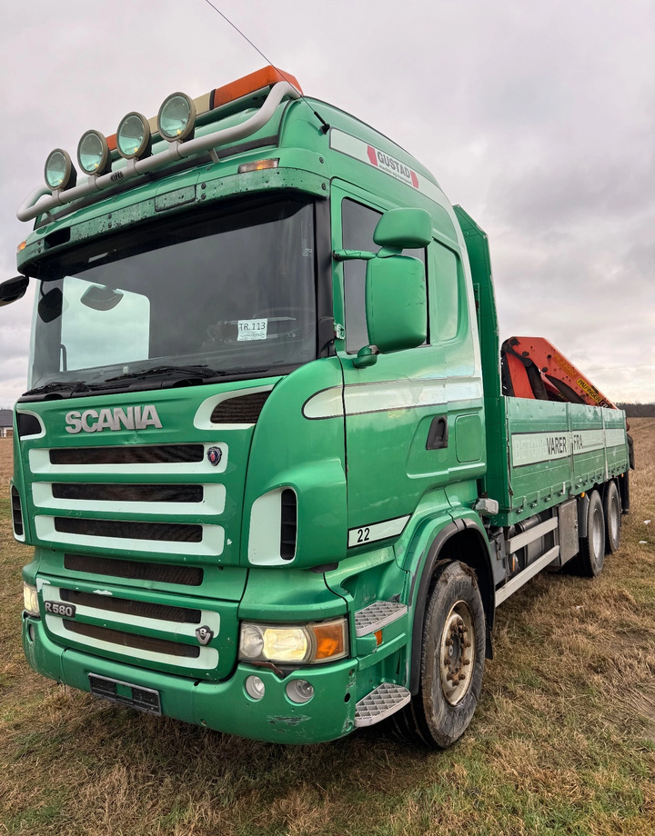 SCANIA R580 V8 6X4 Palfinger PK 23002 rotator - Camion con gru: foto 1 SCANIA R580 V8 6X4 Palfinger PK 23002 rotator - Camion con gru: foto 1