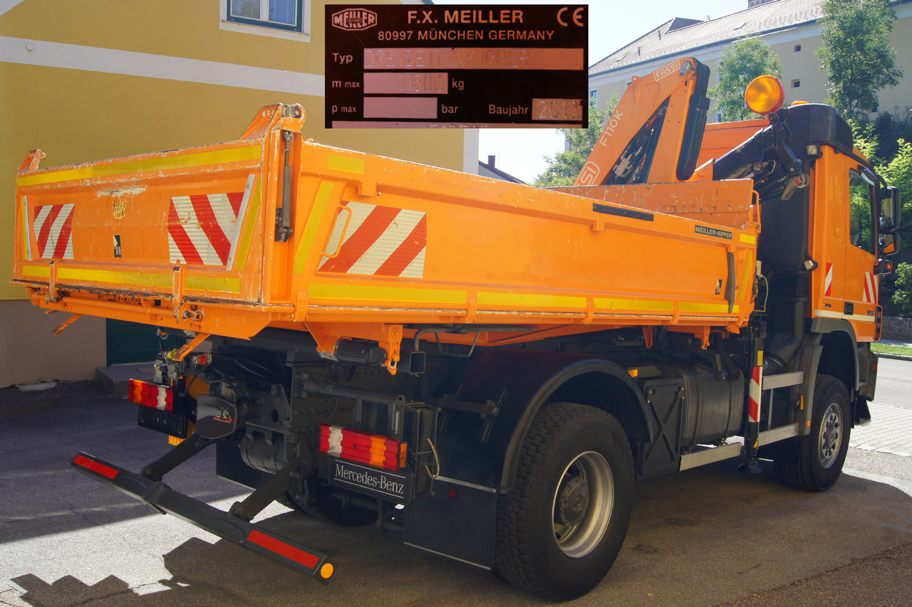 MERCEDES-BENZ ACTROS 1836 /4x4/TÜV/FASSI 110/MEILLER/Wechselsystem/Winterdienst - Camion con gru: foto 4 MERCEDES-BENZ ACTROS 1836 /4x4/TÜV/FASSI 110/MEILLER/Wechselsystem/Winterdienst - Camion con gru: foto 4