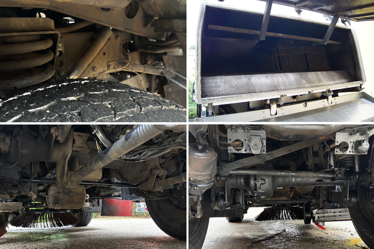 Spazzatrice stradale MERCEDES-BENZ Unimog U400 + TRILETY Kehrmaschine/TÜV/EUR4/Leistungshydraulik: foto 15