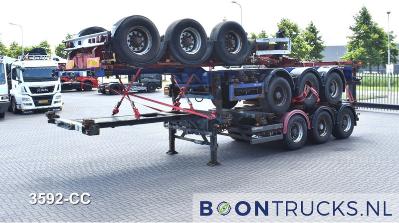 Broshuis 3 UCC 39 € 6750 STACK PRICE | 2x20-30-40-45ft HC * 2x BROSHUIS 1x NOOTEBOOM - Semirimorchio portacontainer/ Caisse interchangeable: foto 4 Broshuis 3 UCC 39 € 6750 STACK PRICE | 2x20-30-40-45ft HC * 2x BROSHUIS 1x NOOTEBOOM - Semirimorchio portacontainer/ Caisse interchangeable: foto 4
