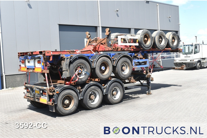 Broshuis 3 UCC 39 € 6750 STACK PRICE | 2x20-30-40-45ft HC * 2x BROSHUIS 1x NOOTEBOOM - Semirimorchio portacontainer/ Caisse interchangeable: foto 1 Broshuis 3 UCC 39 € 6750 STACK PRICE | 2x20-30-40-45ft HC * 2x BROSHUIS 1x NOOTEBOOM - Semirimorchio portacontainer/ Caisse interchangeable: foto 1