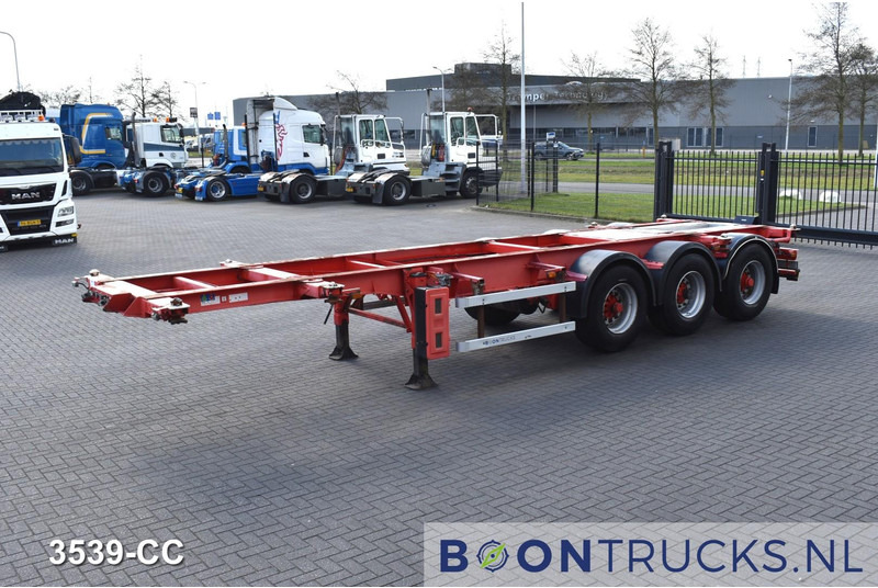 Burg BPO 12-27 CCXGX-00 TANK CHASSIS | 20-30ft * 3800 Kg * NL TRAILER - Semirimorchio portacontainer/ Caisse interchangeable: foto 5 Burg BPO 12-27 CCXGX-00 TANK CHASSIS | 20-30ft * 3800 Kg * NL TRAILER - Semirimorchio portacontainer/ Caisse interchangeable: foto 5
