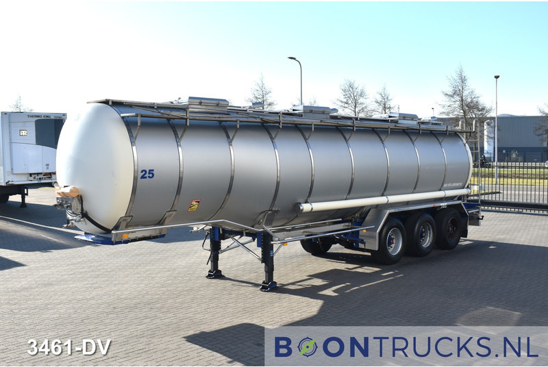 Burg BPO 12-27 Z TANK | 32,8 M³ * 3 COMP. * FOOD * STAINLESS STEEL * APK 10-2025 - Semirimorchio cisterna: foto 5 Burg BPO 12-27 Z TANK | 32,8 M³ * 3 COMP. * FOOD * STAINLESS STEEL * APK 10-2025 - Semirimorchio cisterna: foto 5