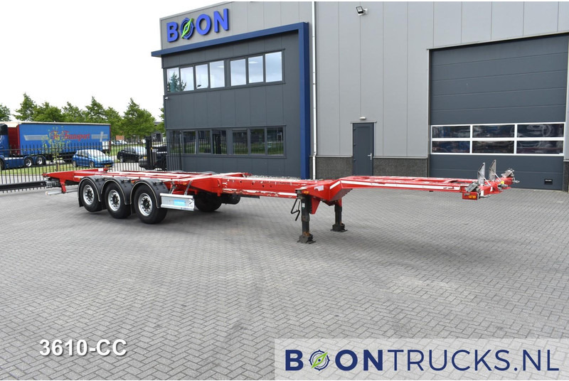 D-Tec FLEXITRAILER | 2x20-30-40-45ft HC * 2x LIFT AXLE * 2x EXTENDABLE * DISC BRAKES - Semirimorchio portacontainer/ Caisse interchangeable: foto 4 D-Tec FLEXITRAILER | 2x20-30-40-45ft HC * 2x LIFT AXLE * 2x EXTENDABLE * DISC BRAKES - Semirimorchio portacontainer/ Caisse interchangeable: foto 4