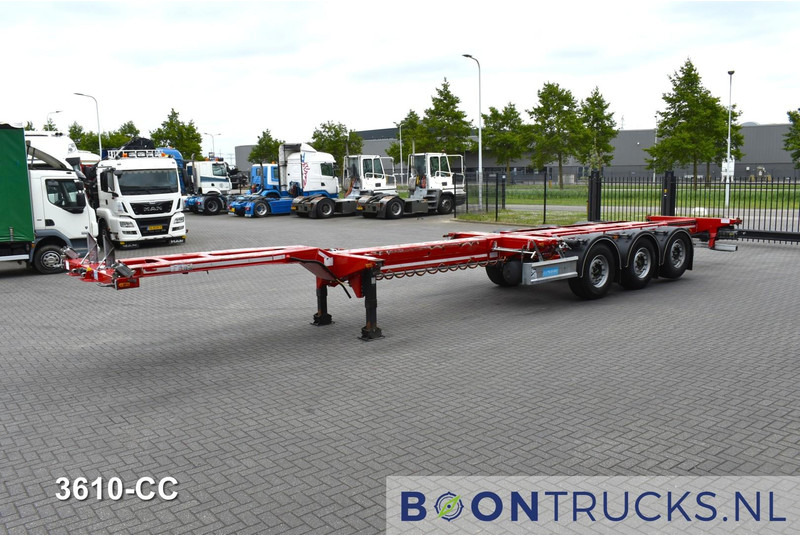 D-Tec FLEXITRAILER | 2x20-30-40-45ft HC * 2x LIFT AXLE * 2x EXTENDABLE * DISC BRAKES - Semirimorchio portacontainer/ Caisse interchangeable: foto 5 D-Tec FLEXITRAILER | 2x20-30-40-45ft HC * 2x LIFT AXLE * 2x EXTENDABLE * DISC BRAKES - Semirimorchio portacontainer/ Caisse interchangeable: foto 5
