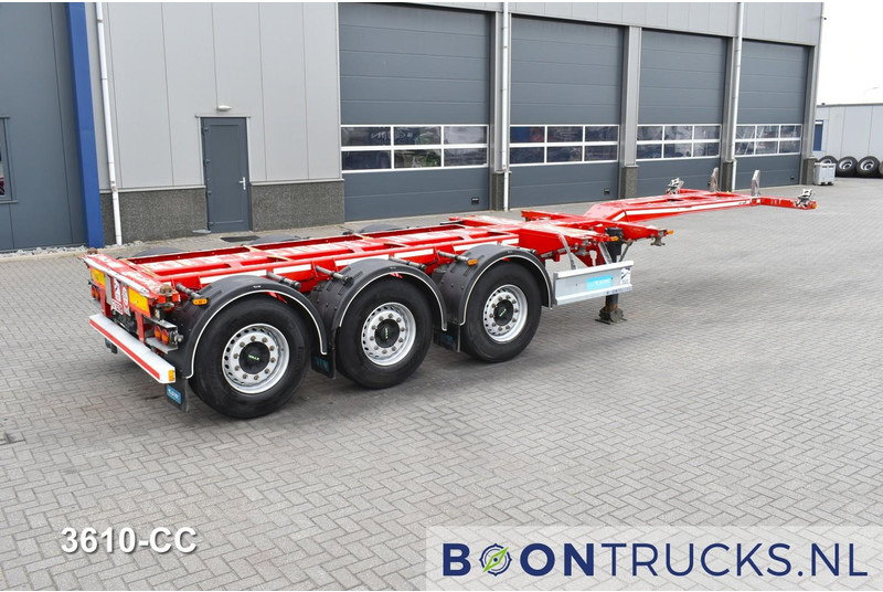 D-Tec FLEXITRAILER | 2x20-30-40-45ft HC * 2x LIFT AXLE * 2x EXTENDABLE * DISC BRAKES - Semirimorchio portacontainer/ Caisse interchangeable: foto 1 D-Tec FLEXITRAILER | 2x20-30-40-45ft HC * 2x LIFT AXLE * 2x EXTENDABLE * DISC BRAKES - Semirimorchio portacontainer/ Caisse interchangeable: foto 1