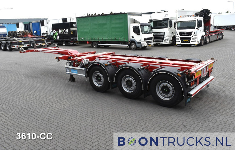 D-Tec FLEXITRAILER | 2x20-30-40-45ft HC * 2x LIFT AXLE * 2x EXTENDABLE * DISC BRAKES - Semirimorchio portacontainer/ Caisse interchangeable: foto 3 D-Tec FLEXITRAILER | 2x20-30-40-45ft HC * 2x LIFT AXLE * 2x EXTENDABLE * DISC BRAKES - Semirimorchio portacontainer/ Caisse interchangeable: foto 3