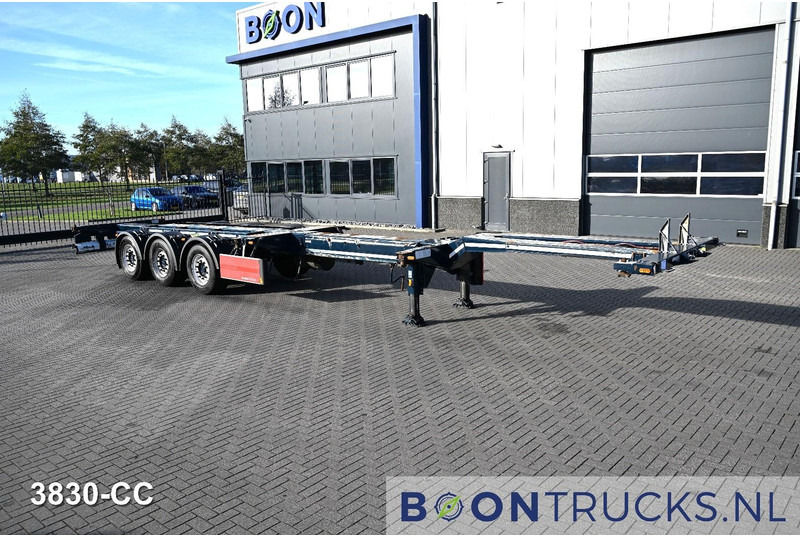 D-Tec FLEXITRAILER | 2x20-30-40-45ft HC * 2x LIFT AXLE * MB / DISC * NL TRAILER * APK 03-2026 - Semirimorchio portacontainer/ Caisse interchangeable: foto 4 D-Tec FLEXITRAILER | 2x20-30-40-45ft HC * 2x LIFT AXLE * MB / DISC * NL TRAILER * APK 03-2026 - Semirimorchio portacontainer/ Caisse interchangeable: foto 4