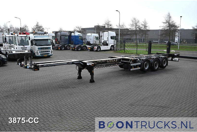 D-Tec FLEXITRAILER LS | 2x20-30-40-45ft HC * 2x LIFTAS * BPW / SCHIJF * APK 01-2027 - Semirimorchio portacontainer/ Caisse interchangeable: foto 4 D-Tec FLEXITRAILER LS | 2x20-30-40-45ft HC * 2x LIFTAS * BPW / SCHIJF * APK 01-2027 - Semirimorchio portacontainer/ Caisse interchangeable: foto 4