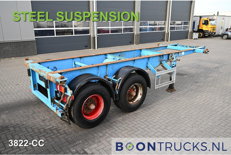 KOHLER CS 20/2 CHASSIS | 20ft * STEEL SUSPENSION * BPW / DRUM * 9x AVAILABLE - Semirimorchio portacontainer/ Caisse interchangeable: foto 1 KOHLER CS 20/2 CHASSIS | 20ft * STEEL SUSPENSION * BPW / DRUM * 9x AVAILABLE - Semirimorchio portacontainer/ Caisse interchangeable: foto 1