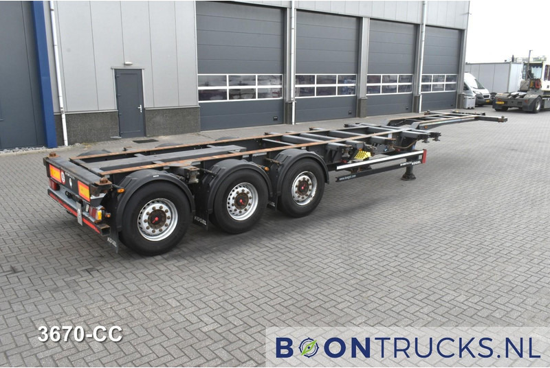 Kögel PORT 40 SIMPLEX 20 | 2x20-30-40ft HC * LIFT AXLE * SAF / DISC * EXTENDABLE REAR * MOT 02-2026 - Semirimorchio portacontainer/ Caisse interchangeable: foto 1 Kögel PORT 40 SIMPLEX 20 | 2x20-30-40ft HC * LIFT AXLE * SAF / DISC * EXTENDABLE REAR * MOT 02-2026 - Semirimorchio portacontainer/ Caisse interchangeable: foto 1