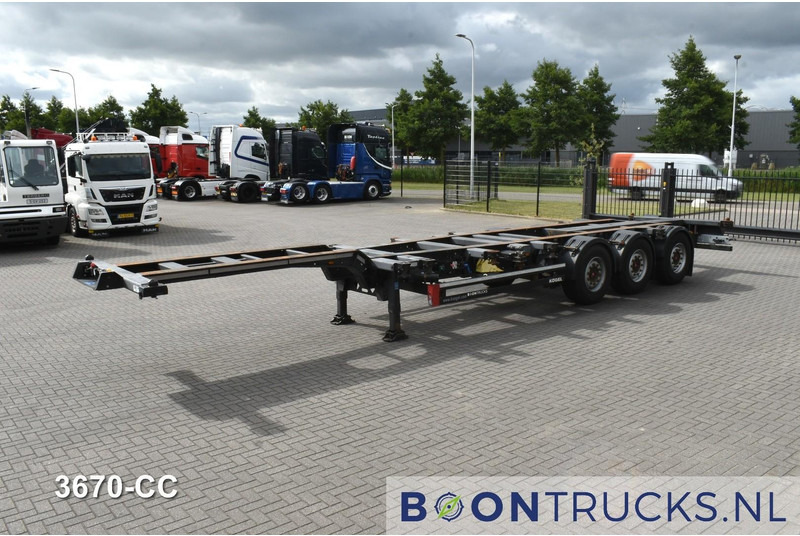 Kögel PORT 40 SIMPLEX 20 | 2x20-30-40ft HC * LIFT AXLE * SAF / DISC * EXTENDABLE REAR * MOT 02-2026 - Semirimorchio portacontainer/ Caisse interchangeable: foto 5 Kögel PORT 40 SIMPLEX 20 | 2x20-30-40ft HC * LIFT AXLE * SAF / DISC * EXTENDABLE REAR * MOT 02-2026 - Semirimorchio portacontainer/ Caisse interchangeable: foto 5